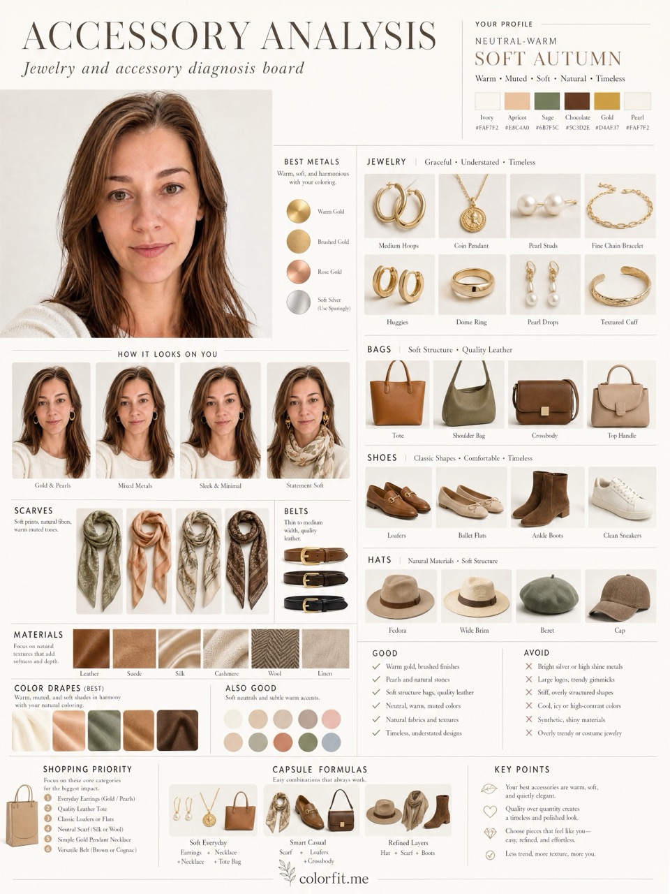 Gold or Silver Jewelry Test AI Report | colorfit.me