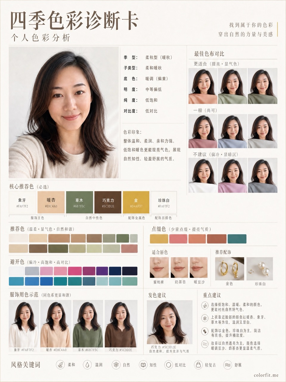 正春色板 AI 指南 | colorfit.me