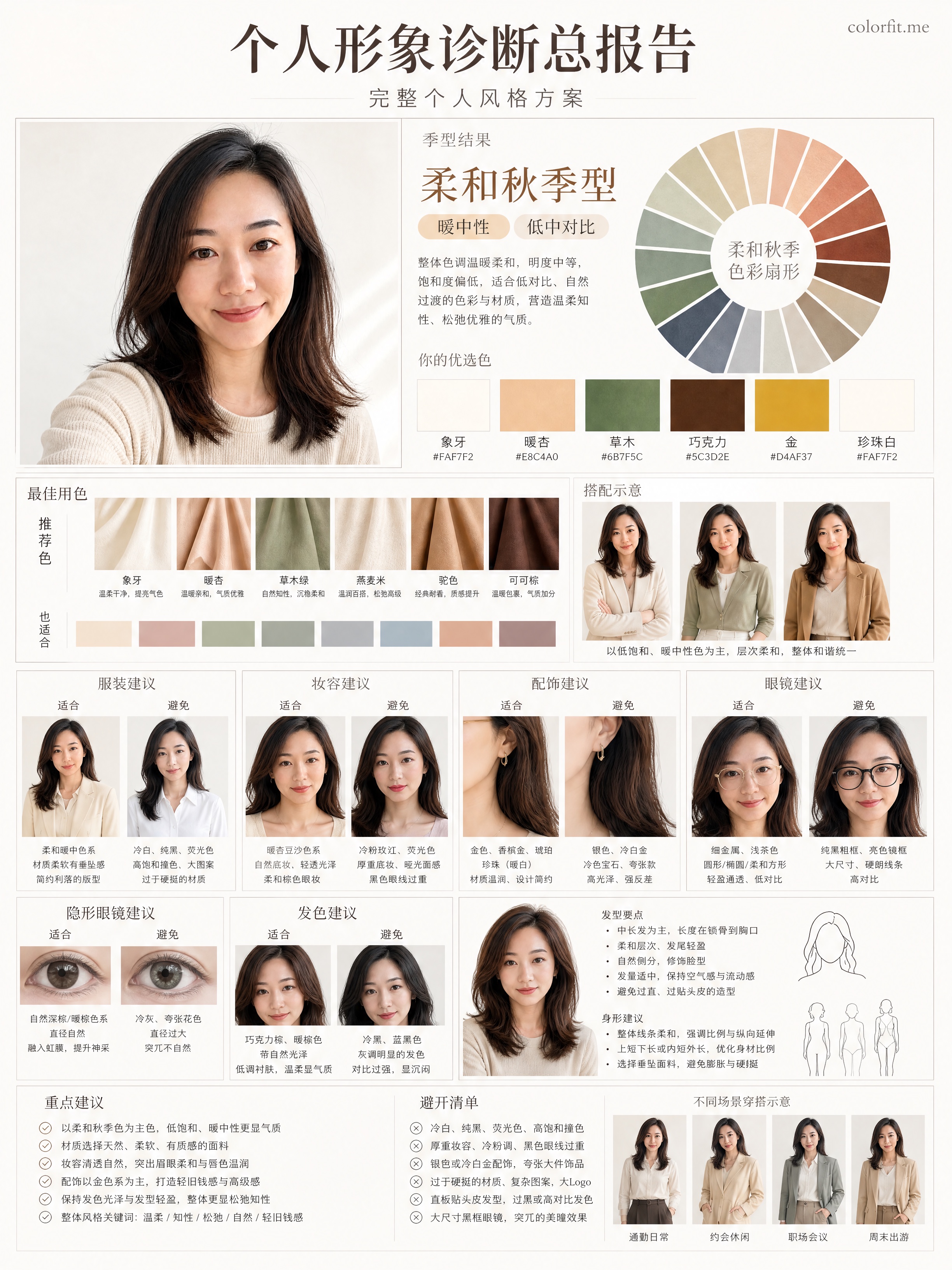个人形象诊断总报告 example